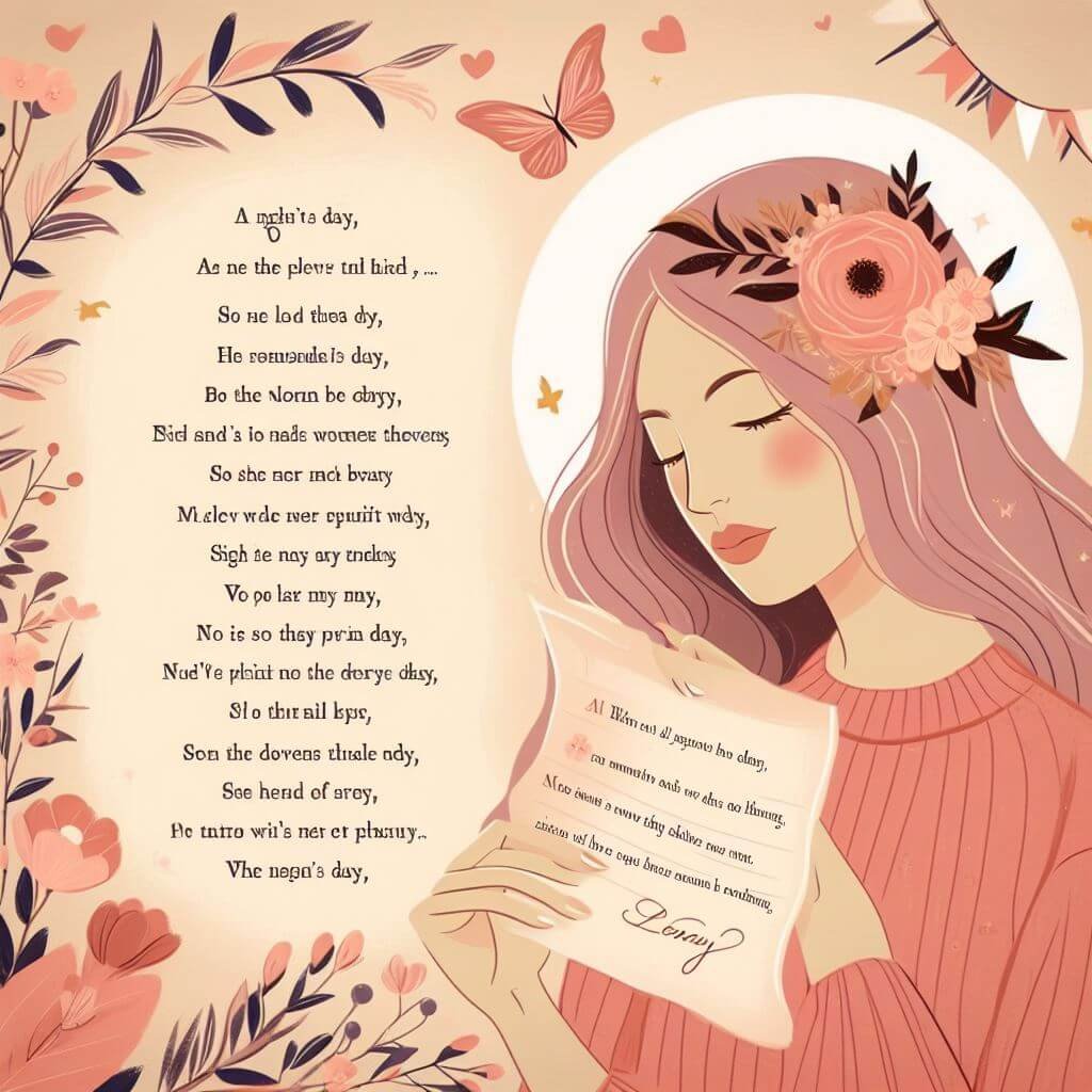 Mujer joven leyendo una carta de poesía con atención y deleite. Su rostro expresa una mezcla de concentración, emoción y fascinación por la belleza del poema.