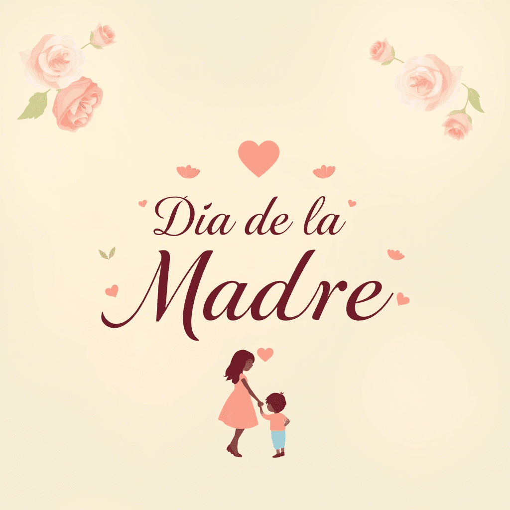 Imagen de 2 niños celebrando el Día de la Madre